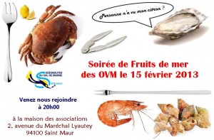 Plateau fruit de mer février 2013